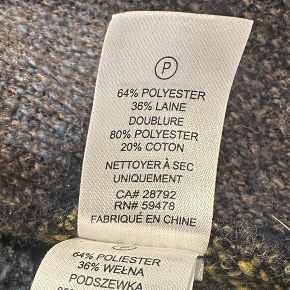 House of Harlow 1960 Wool Blend Plaid Shacket Size Medium - Picture 8 of 8